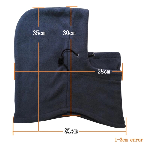 - Winter Warm Beanies Hats unisex  Bandana Neck Warmer fleece hat - Picture 5 of 10